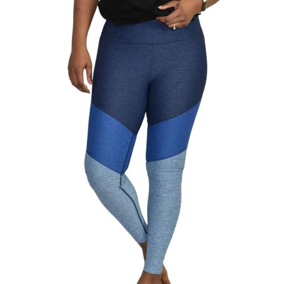 Outdoor Voices Springs Leggings Blue Calf Length Compression Casual Pocket XS - Picture 8 of 12